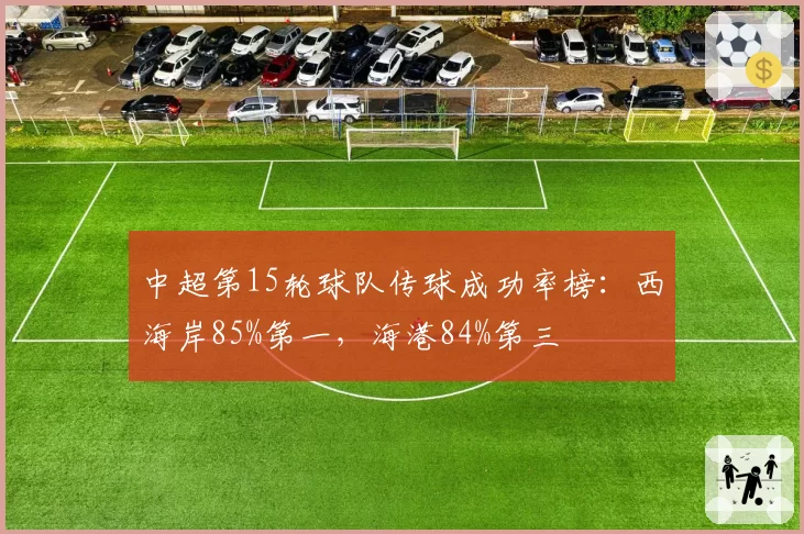 中超第15轮球队传球成功率榜:西海岸85%第一,海港84%第三